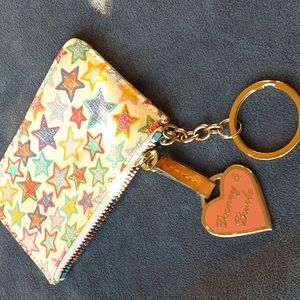 Dooney & Bourke key ring and mini coin purse